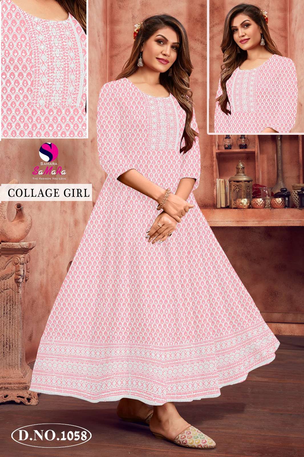 SaMaRa vol - 4 COLLEGE GIRL Kurti Wholesale catalog