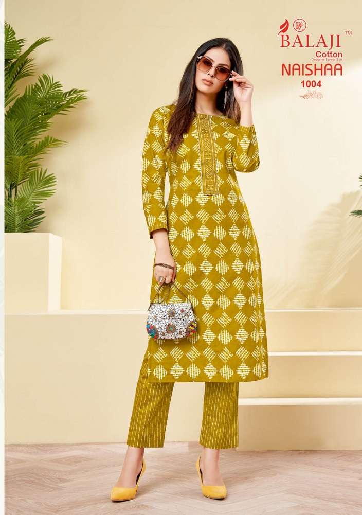Balaji Naisha Vol-1 – Kurti With Pant - Wholesale Catalog