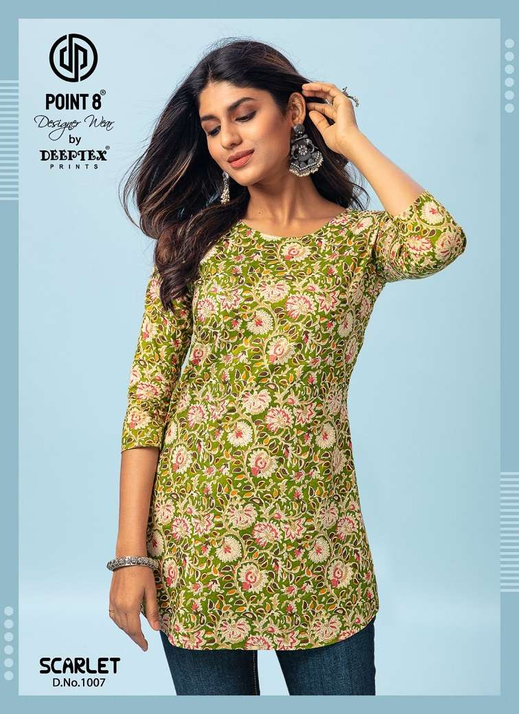 Deeptex Scarlet Vol-1 – Cotton Short Tops - Wholesale Catalog