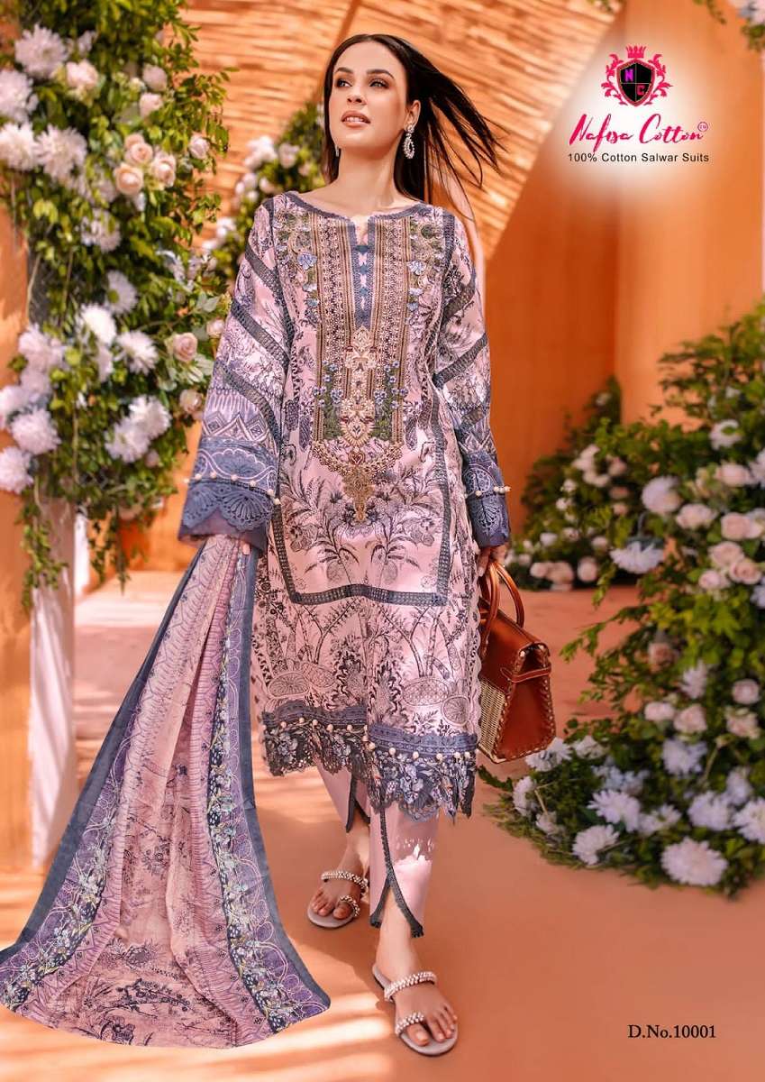 Nafisa Monsoon Vol-10 – Dress Material - Wholesale Catalog