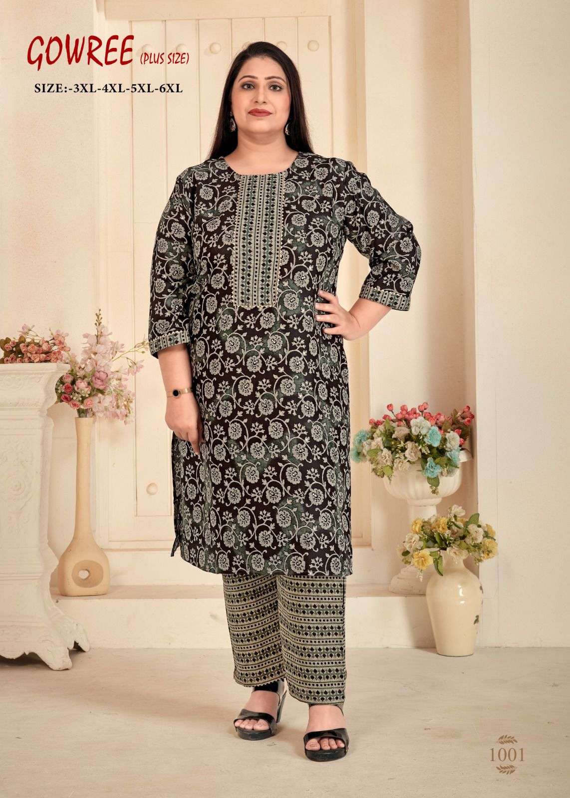 Sabella vol-1 GOWREE PLUS SIZE RAYON CAPSULE FOIL PRINT Kurti Wholesale catalog