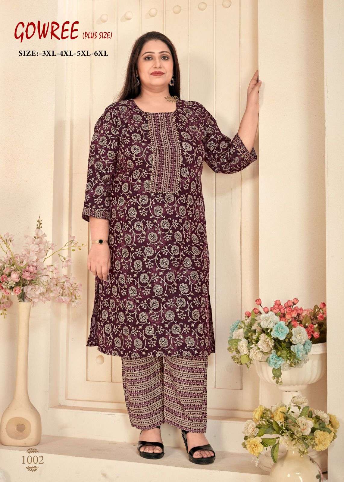 Sabella vol-2 GOWREE PLUS SIZE RAYON CAPSULE FOIL PRINT Kurti Wholesale catalog