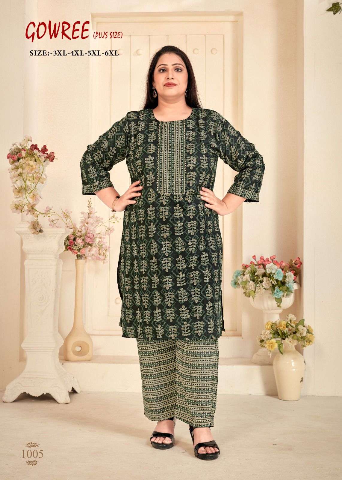 Sabella vol-4 GOWREE PLUS SIZE RAYON CAPSULE FOIL PRINT Kurti Wholesale catalog