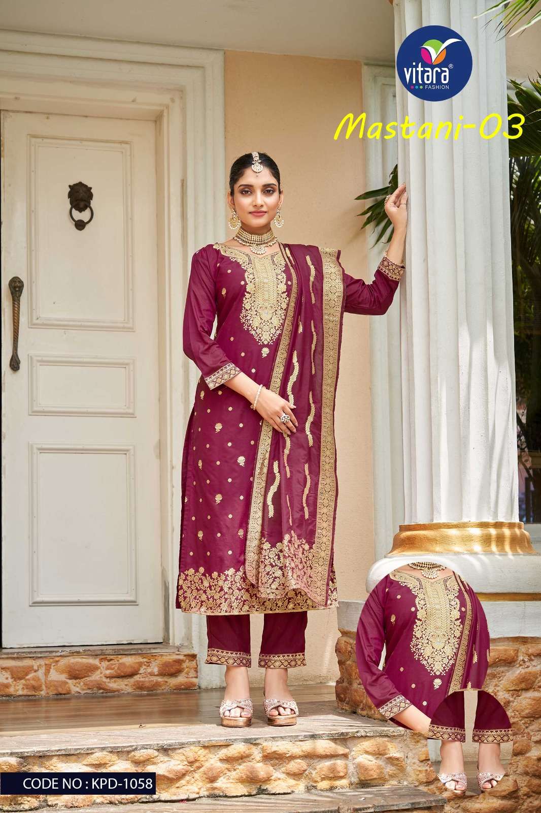 Vitara fashion MASTANI-3 vol-3 Kurti Wholesale catalog