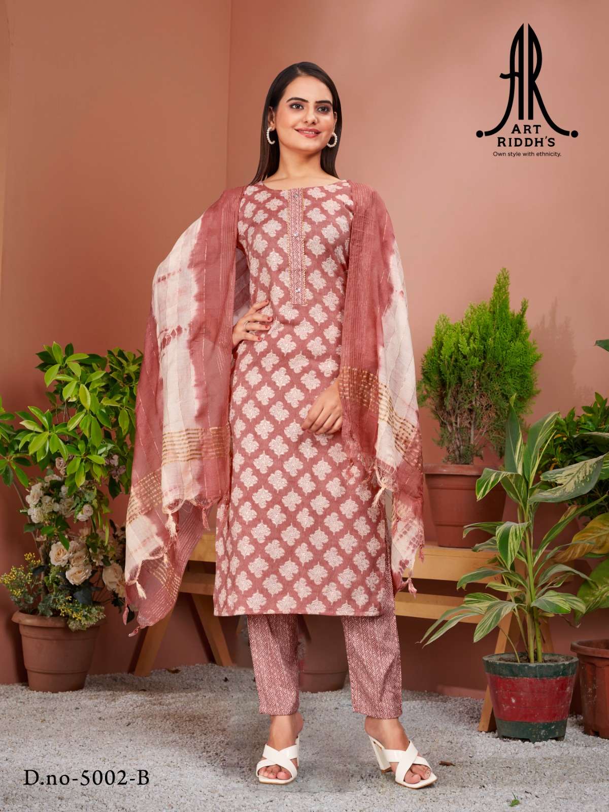 Artriddh vol-2 capsule reyon print Kurti pent duppta Wholesale catalog