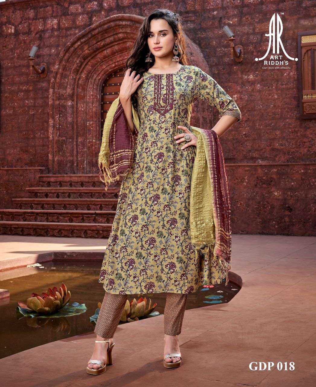 Artriddh vol-2 modal chanderi Kurti Wholesale catalog
