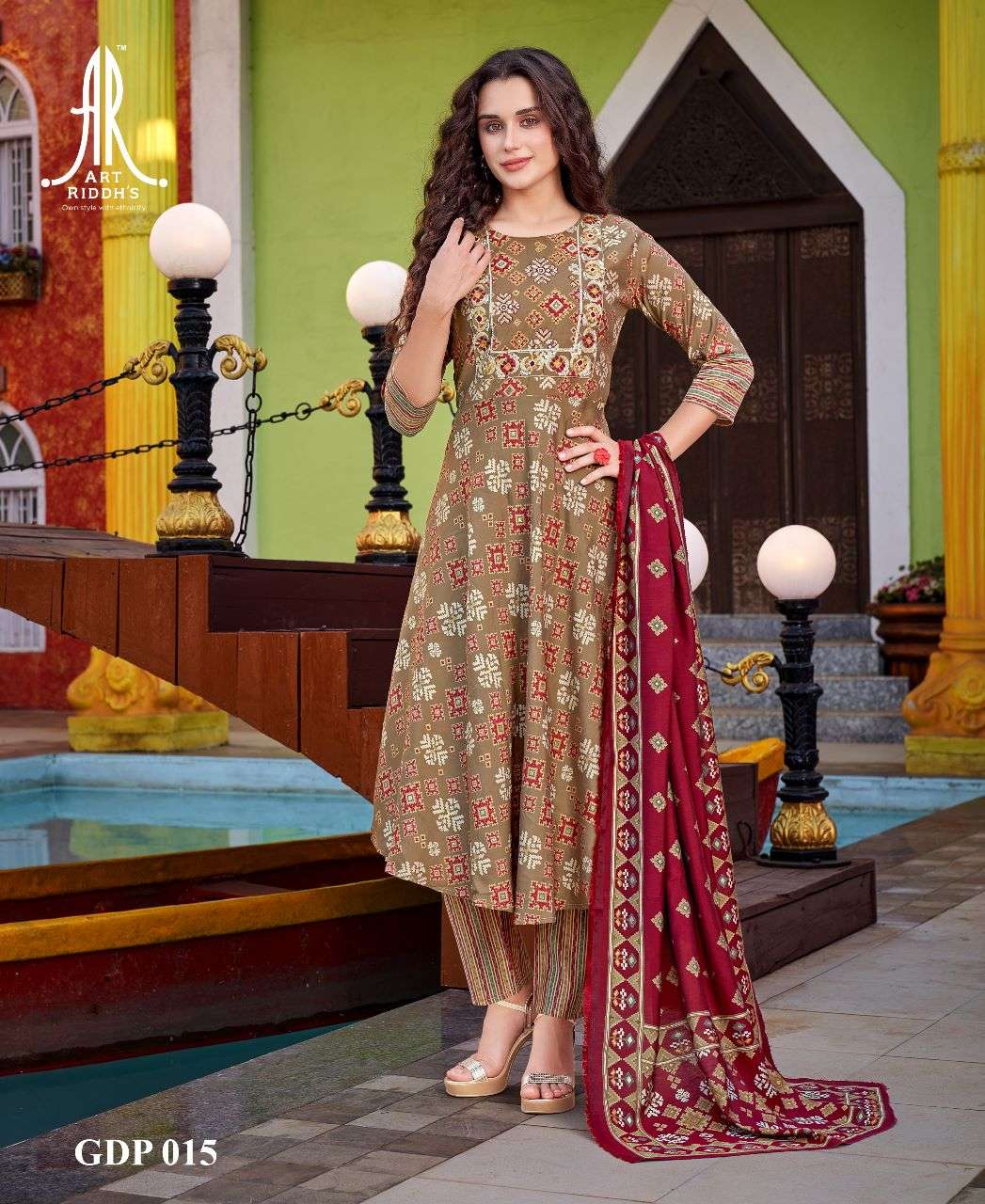 Artriddh vol-3 modal chanderi Kurti Wholesale catalog