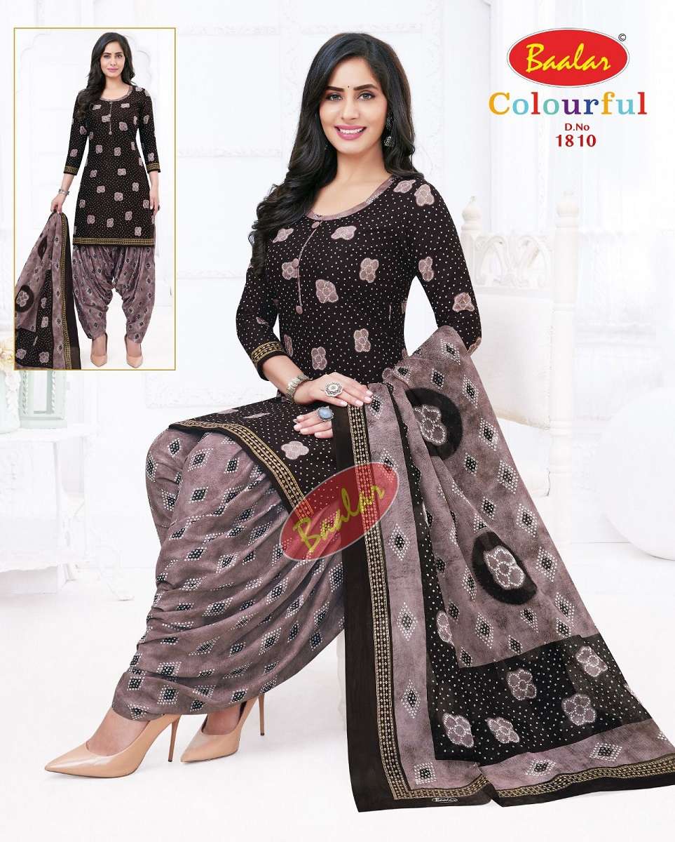 Baalar cotton on sale dress materials catalogue