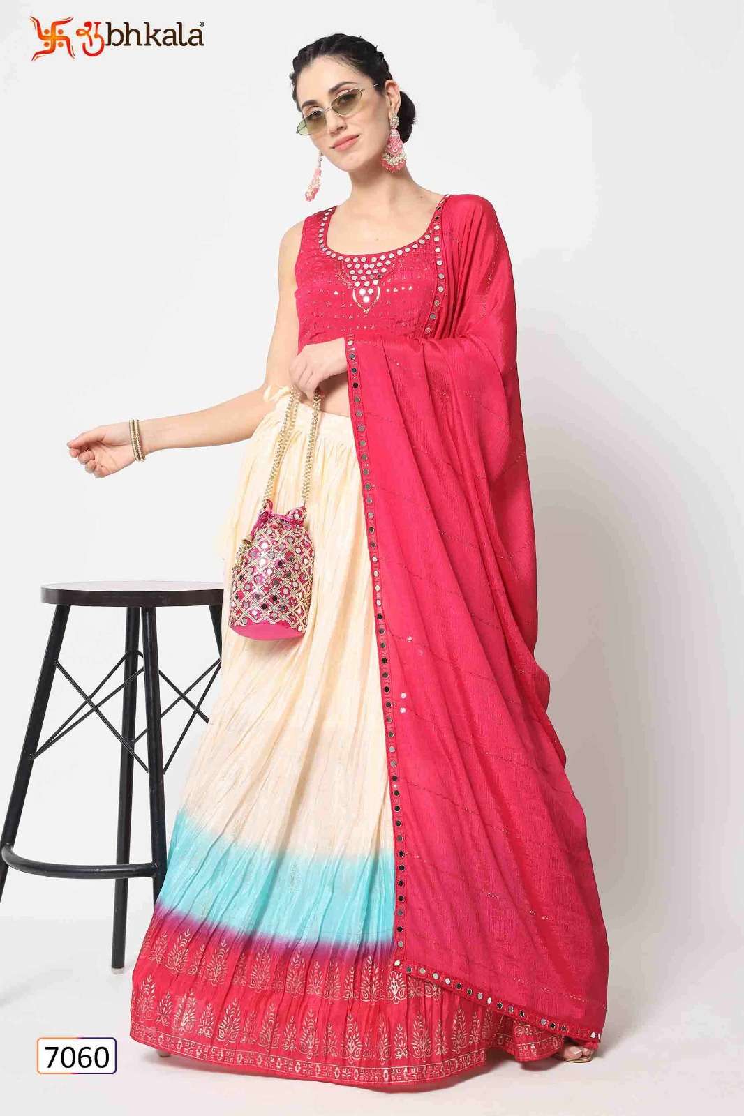 Bridal Thread 7060 Embroidered Lehenga Choli Wholesale catalog