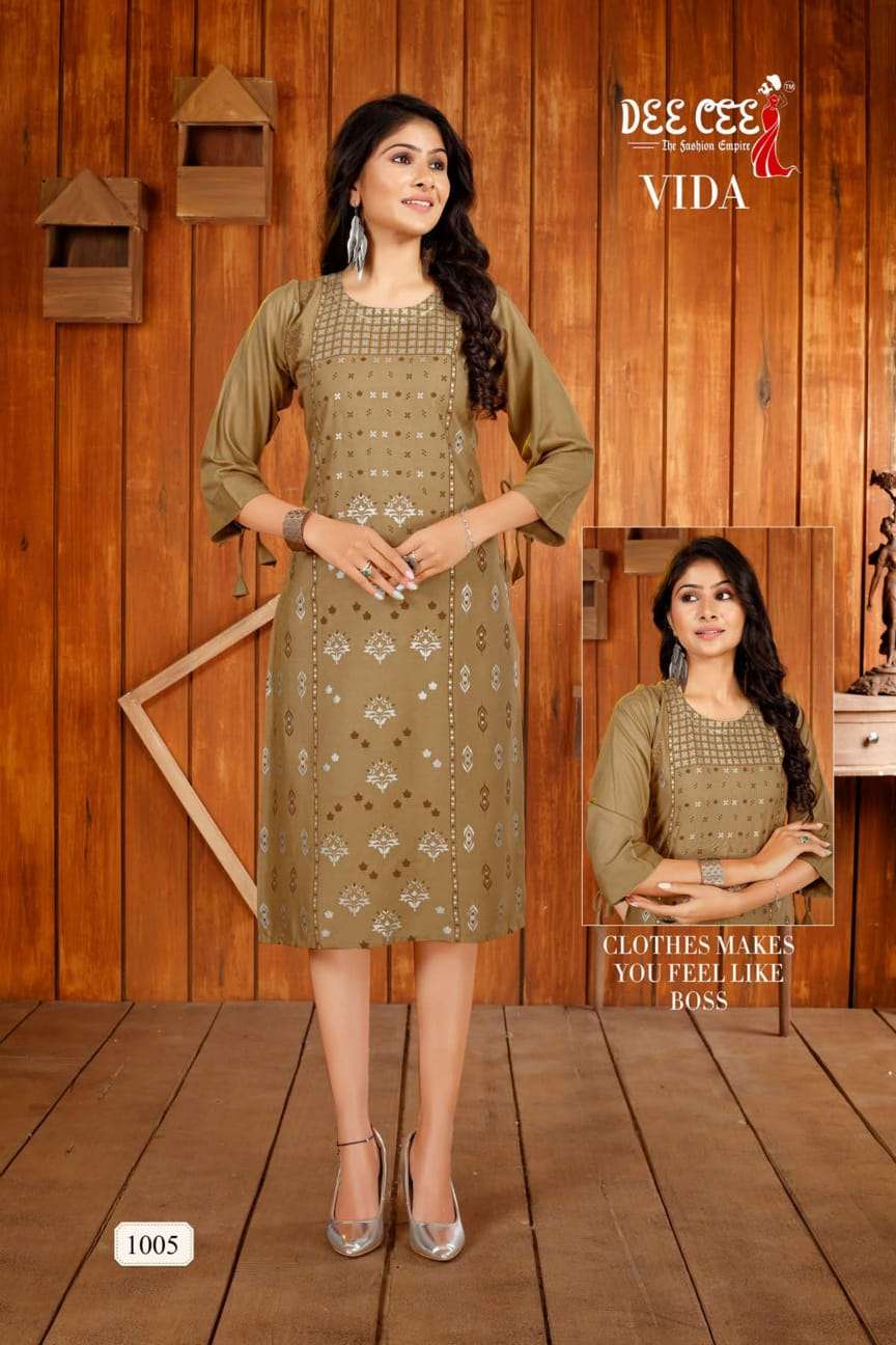 DeeCee VIDA Kurti Wholesale catalog