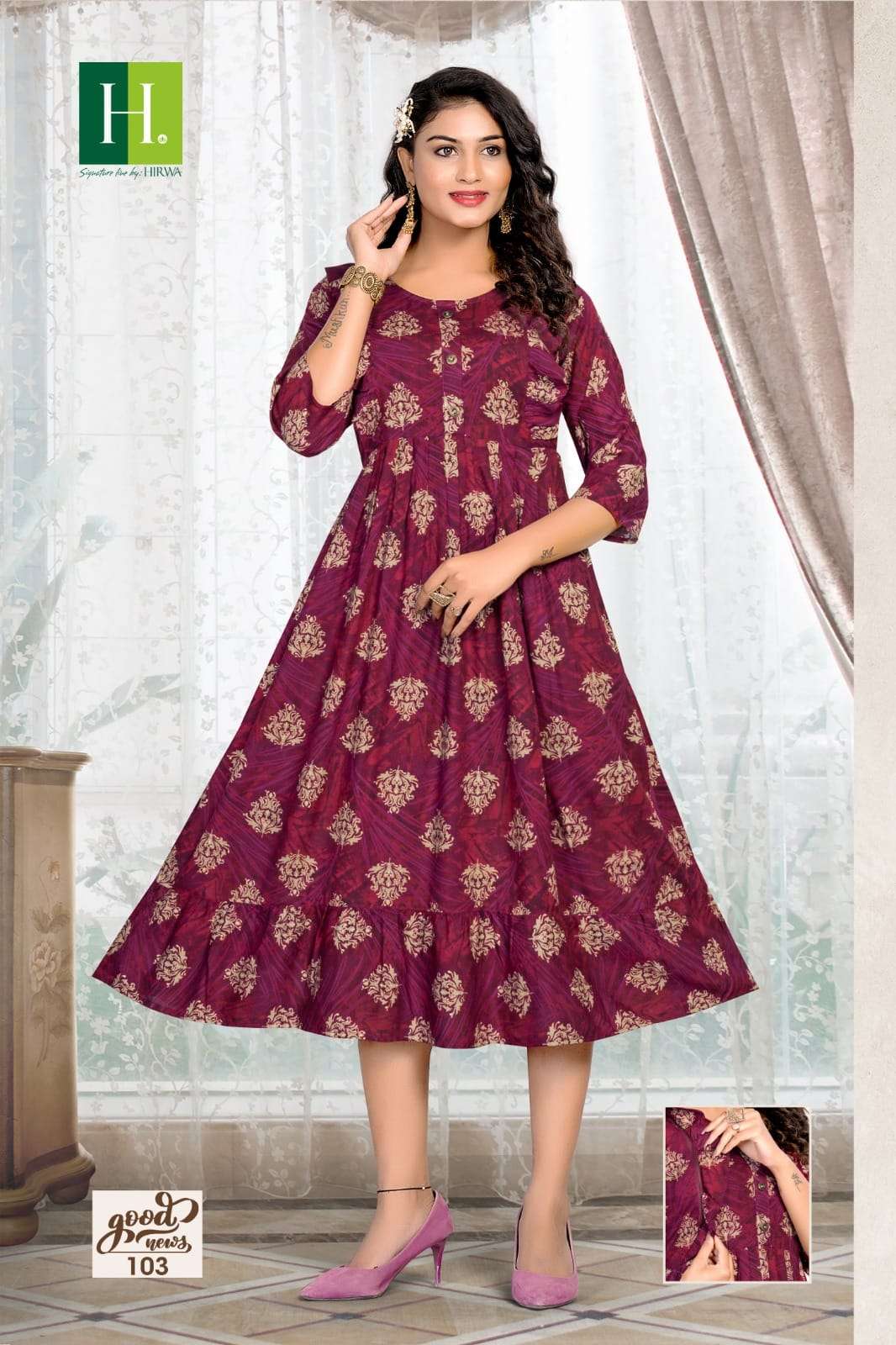 HIRWA Good News Kurti Wholesale catalog