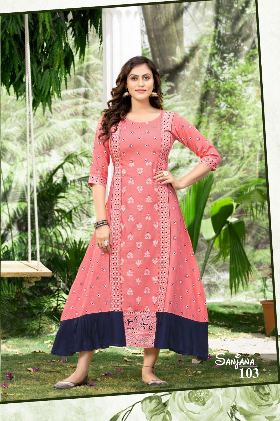HIRWA SANJANA Kurti Wholesale catalog