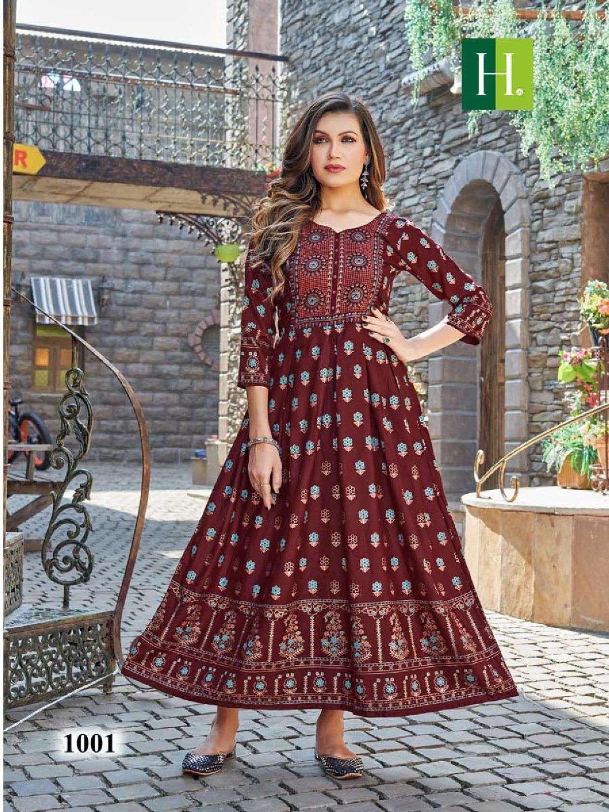 HIRWA SUNFLOWER VOL.5 Kurti Wholesale catalog