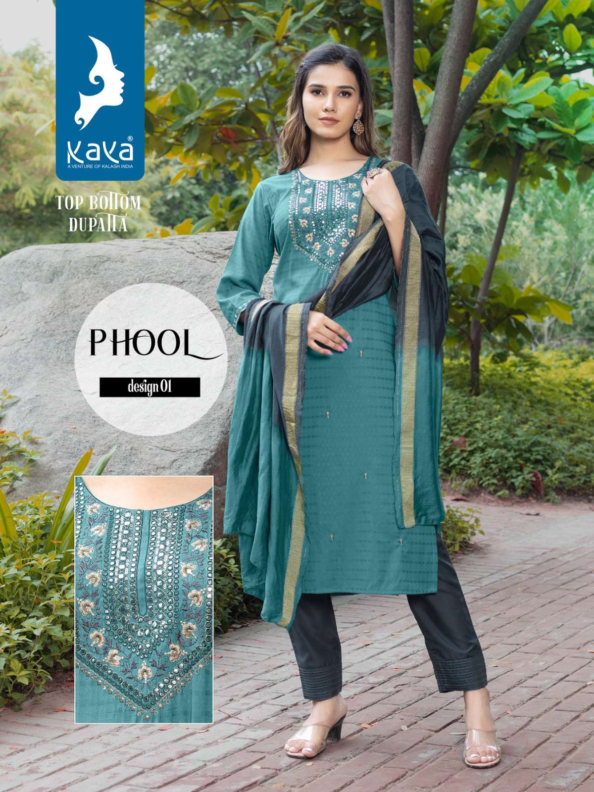 KAYA PHOOL RAYON KURTI Wholesale catalog
