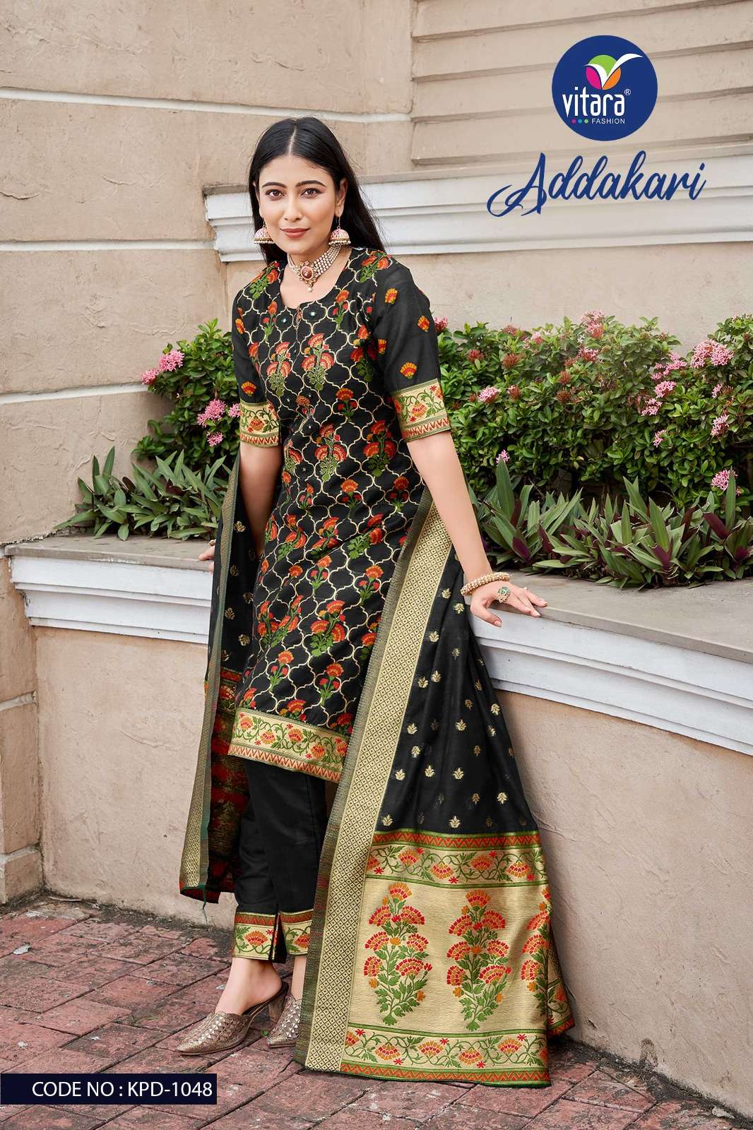 Vitara fashion ADAKARI vol -3 Kurti Wholesale catalog