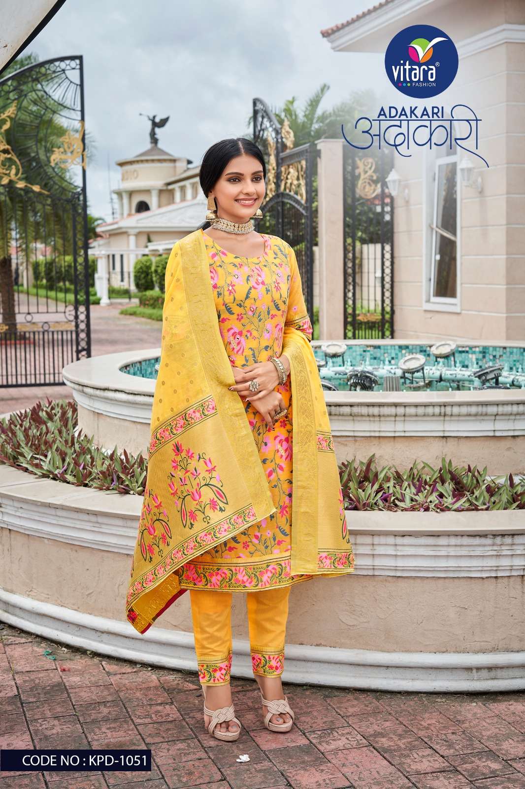 Vitara fashion ADAKARI vol -4 Kurti Wholesale catalog
