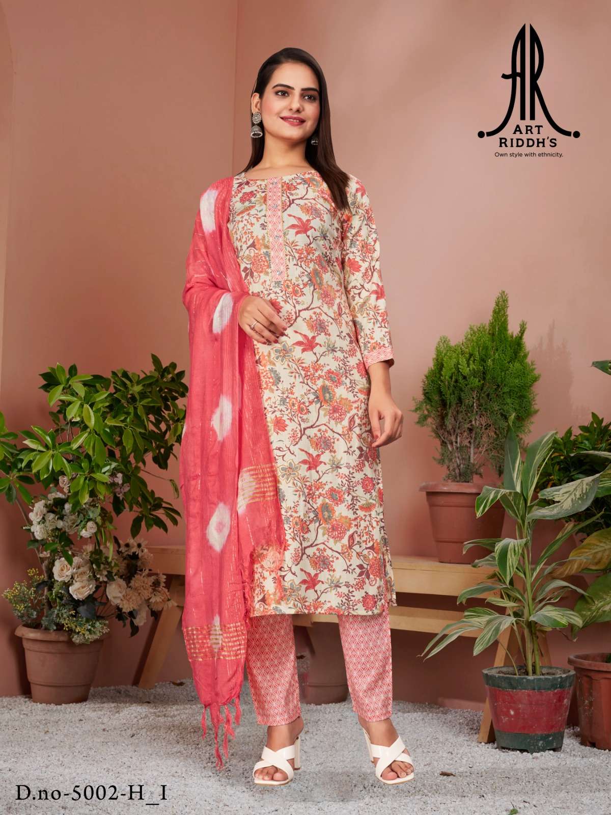 Art Ridh vol-1 Reyon capsule 3 piece Kurti Wholesale catalog