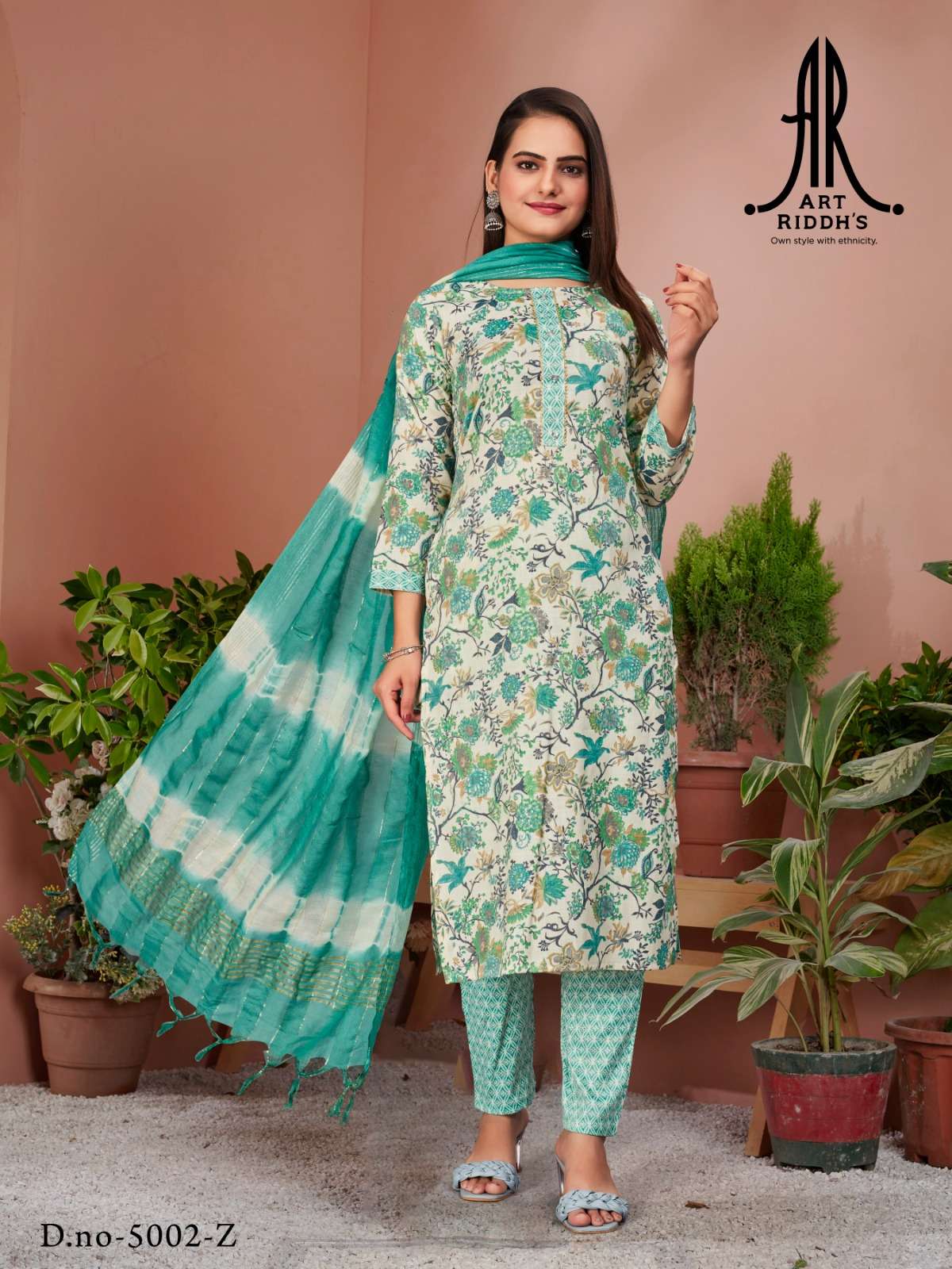 Art Ridh vol-3 Reyon capsule 3 piece Kurti Wholesale catalog