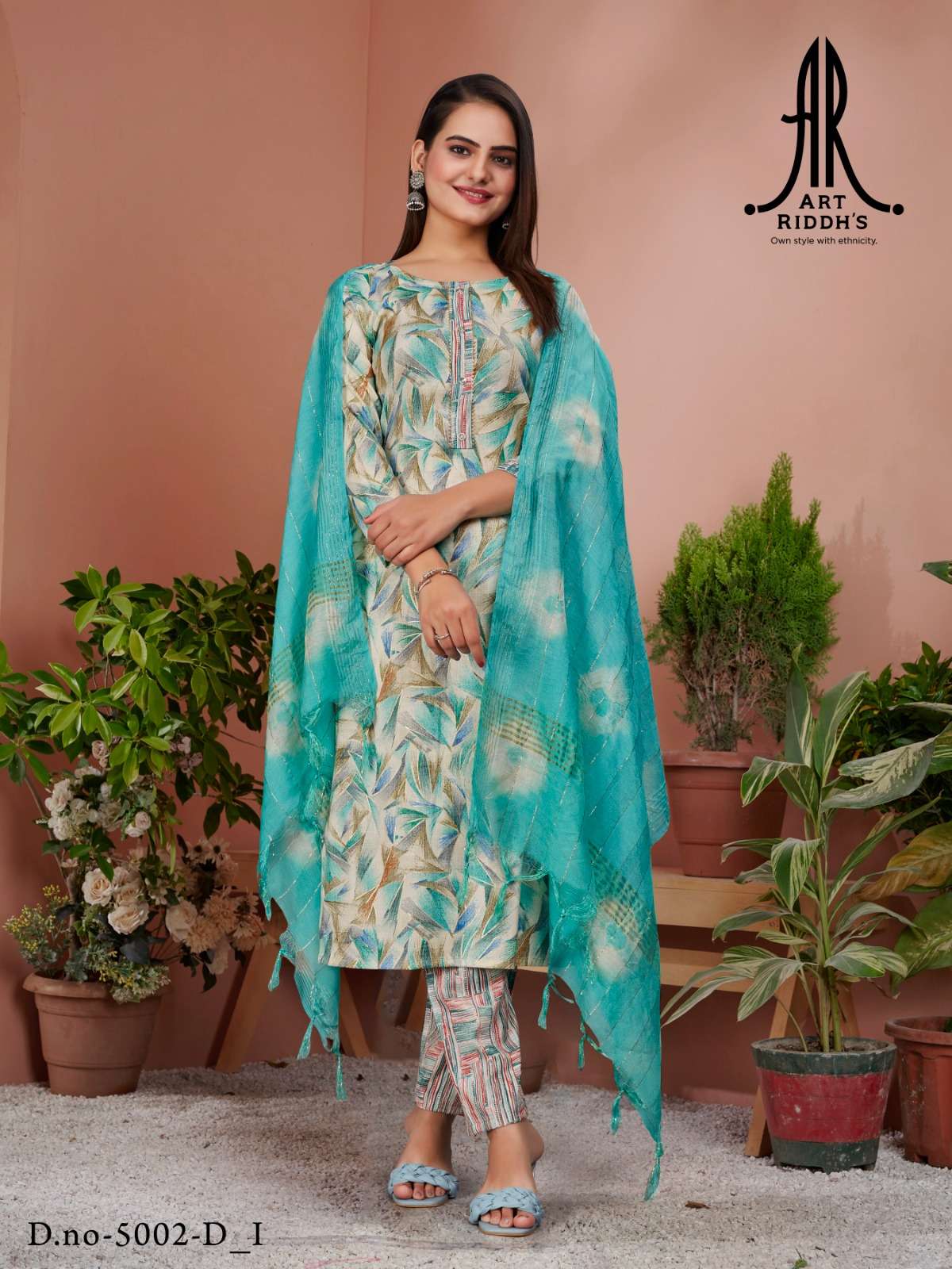 Art Ridh vol-5 Reyon capsule 4 piece Kurti Wholesale catalog