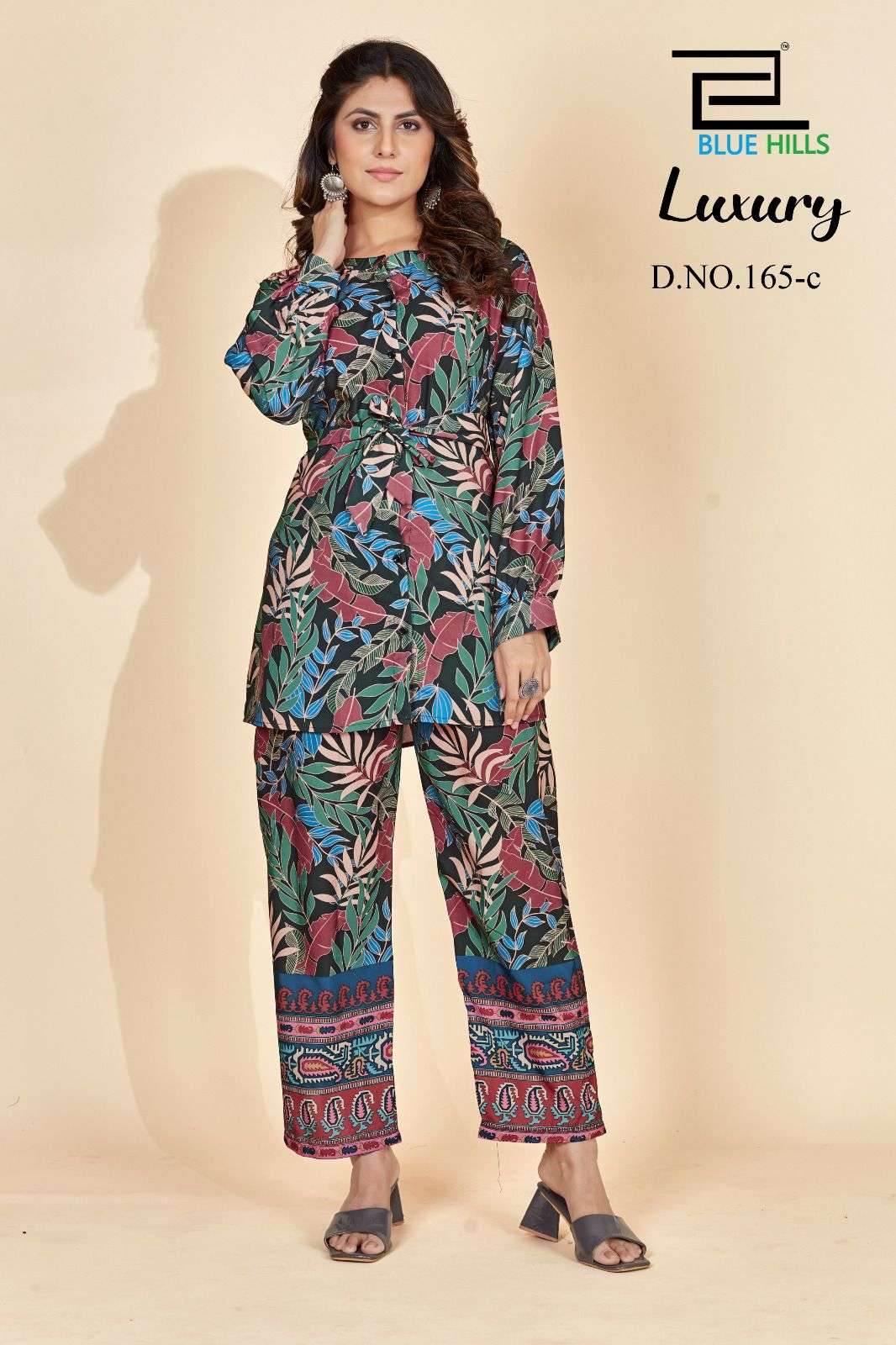 Blue Hills Luxury Casual Wear Co Ord Set Wholesale catalog