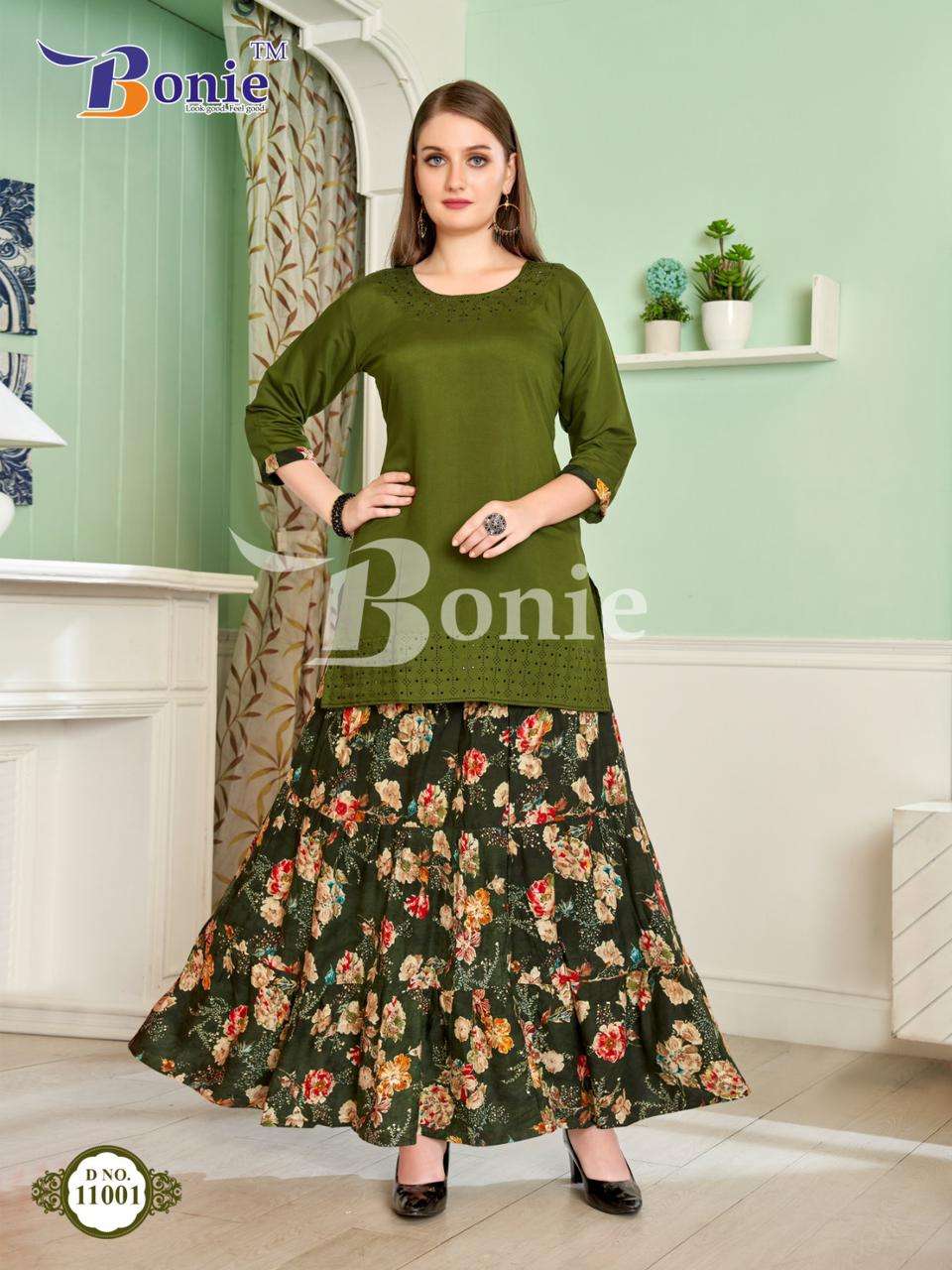 BONIE SKIRT HOUSE 11 Kurti Wholesale catalog