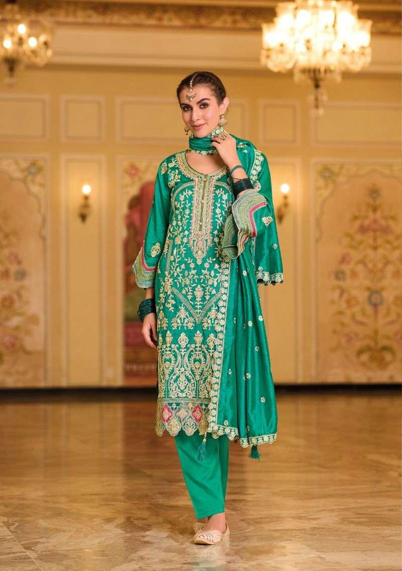 Eba Anokhi Embroidery Ready Made Kurti Pant With Dupatta Wholesale catalog