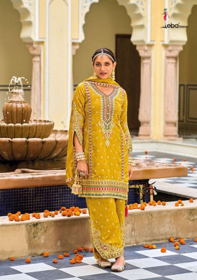 Eba Vaani Festive Wear Embroidery Salwar Kameez Wholesale catalog
