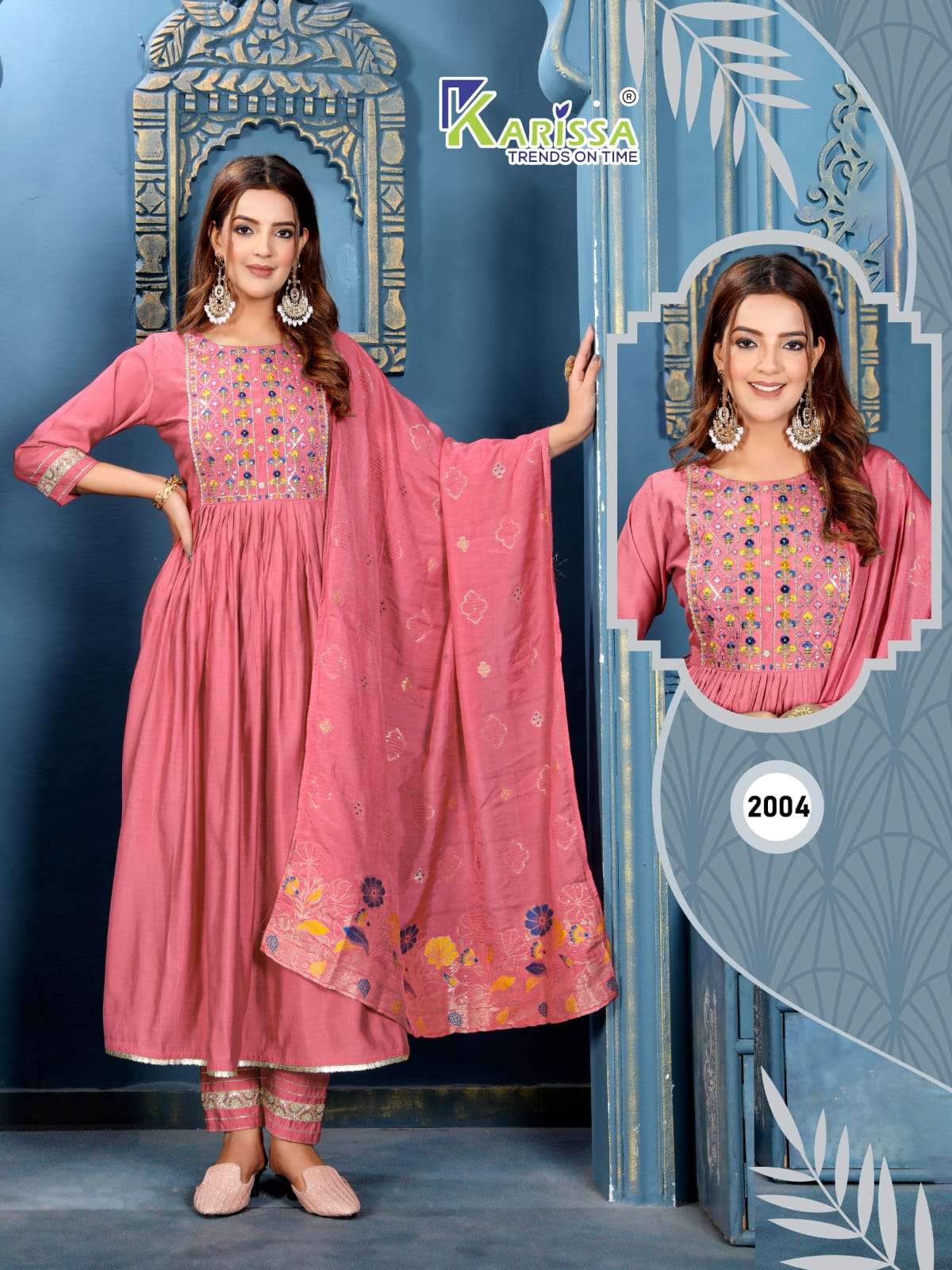 KARISSA Vol-1 TOP PANT WITH DUPATTA Wholesale catalog