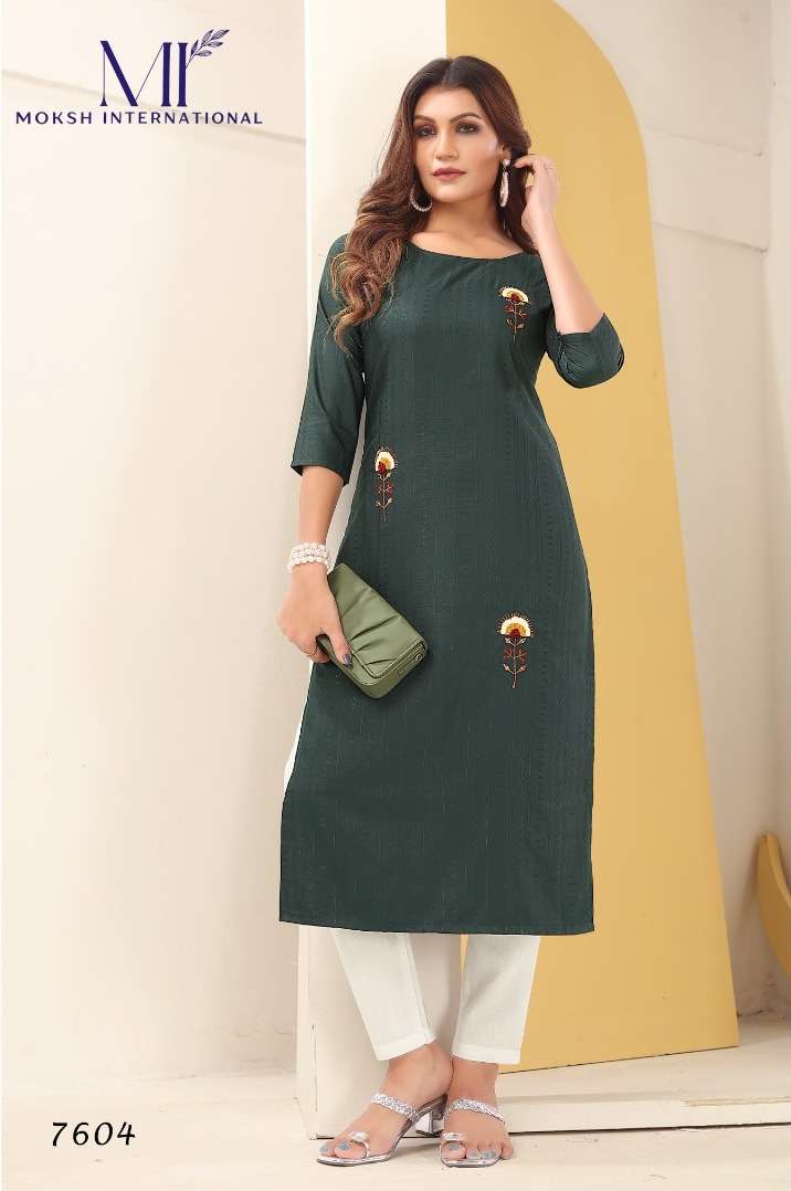 Moksh International Diva Vol-1 Kurti Wholesale catalog