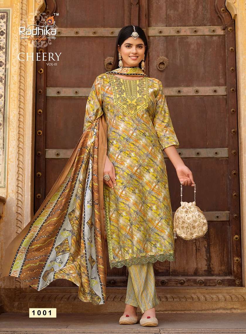 RADHIKA LIFE STYLE CHERRY  Vol -1 Kurti Wholesale catalog