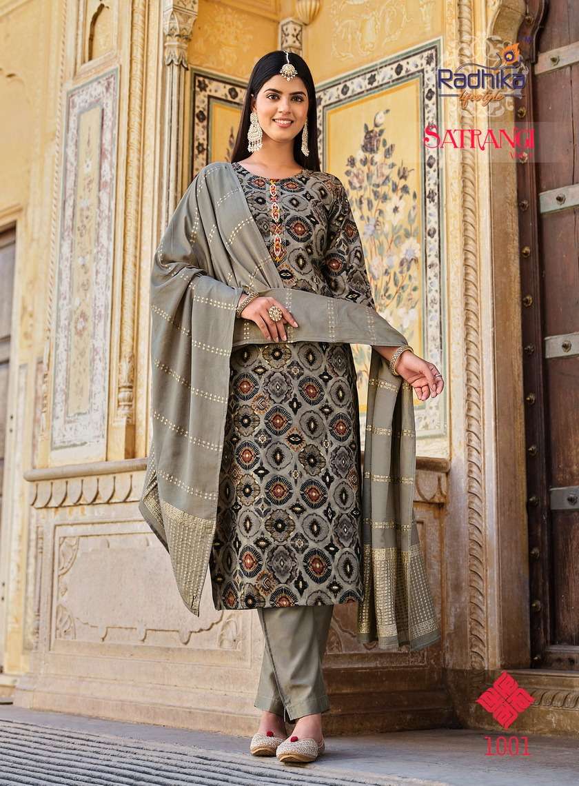 RADHIKA LIFE STYLE SATRANGI vol -1 Kurti Wholesale catalog