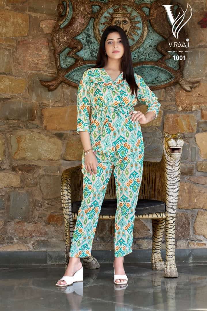 V. Raaji Vol -1 Co - Ord Set Kurti Wholesale catalog