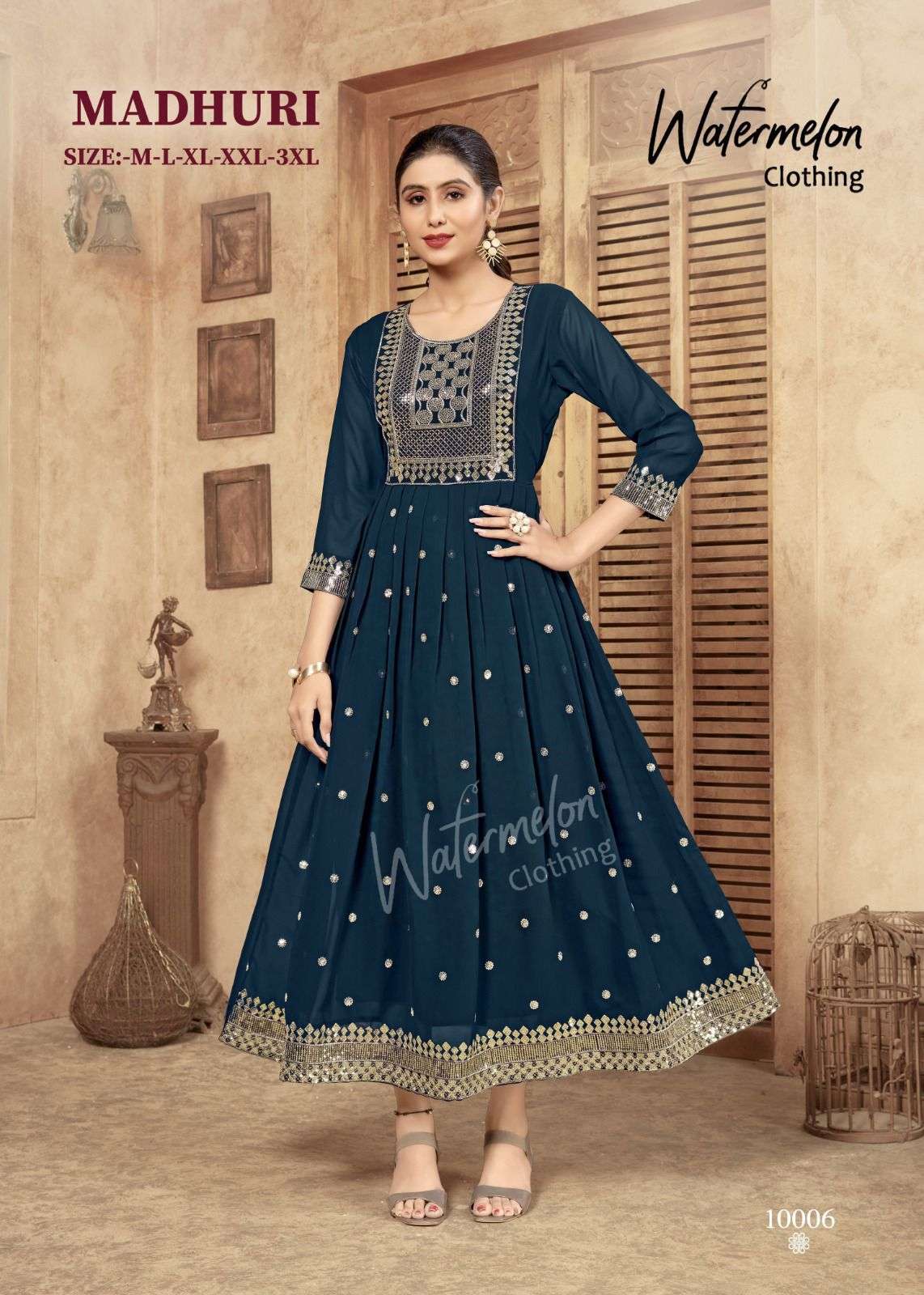 WATERMELON MADHURI Kurti Wholesale catalog