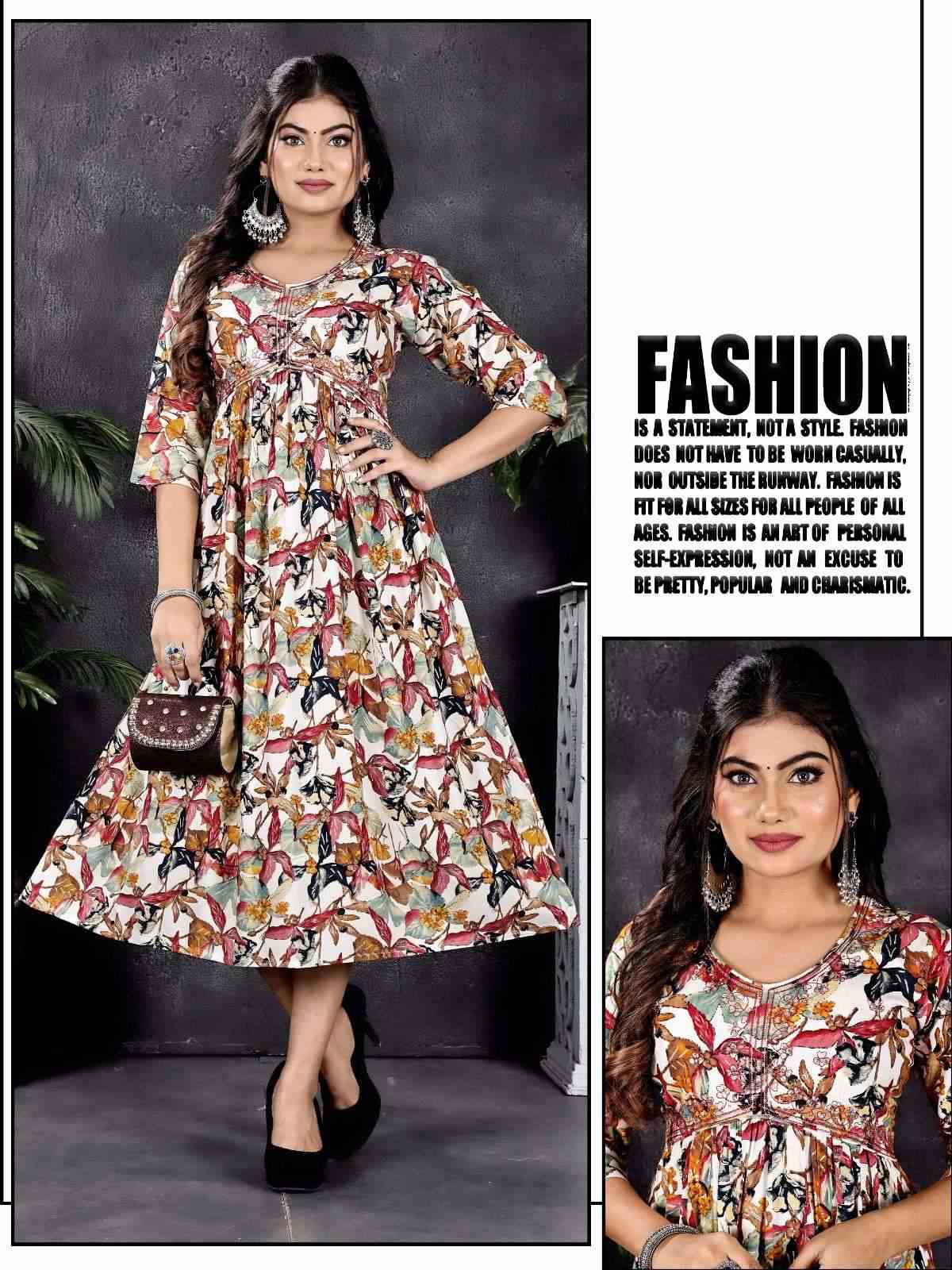 ALIA SERIES-3.A ALIA CUT FESTIVE WEAR KURTI Wholesale catalog