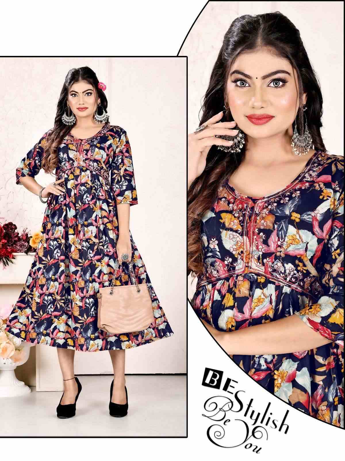 ALIA SERIES-3.B ALIA CUT FESTIVE WEAR KURTI Wholesale catalog