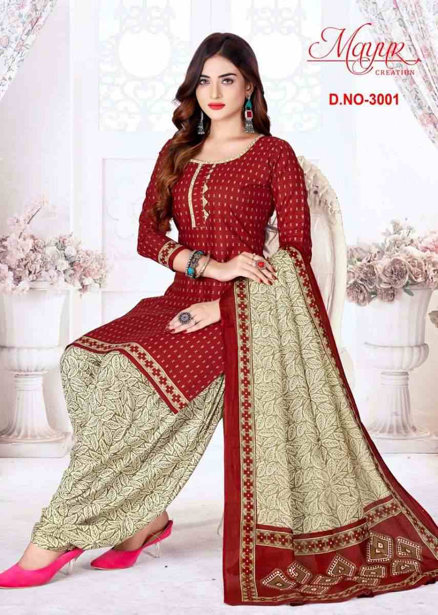 Mayur Tradition Vol-3-Dress Material -Wholesale Catalog