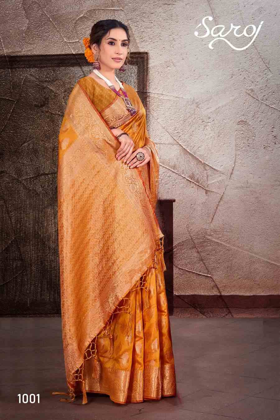 Saroj Manohari Silk Vol -1 Designer Soft Organza Saree Wholesale catalog