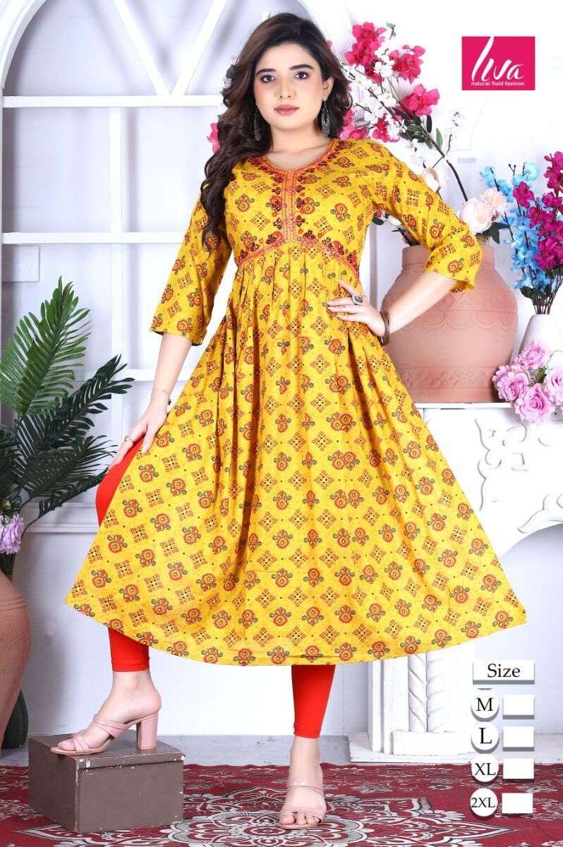AALIYA CUT vol -3 HEAVY EMBROIDERY & SEQUENCE WORK Kurti Wholesale catalog