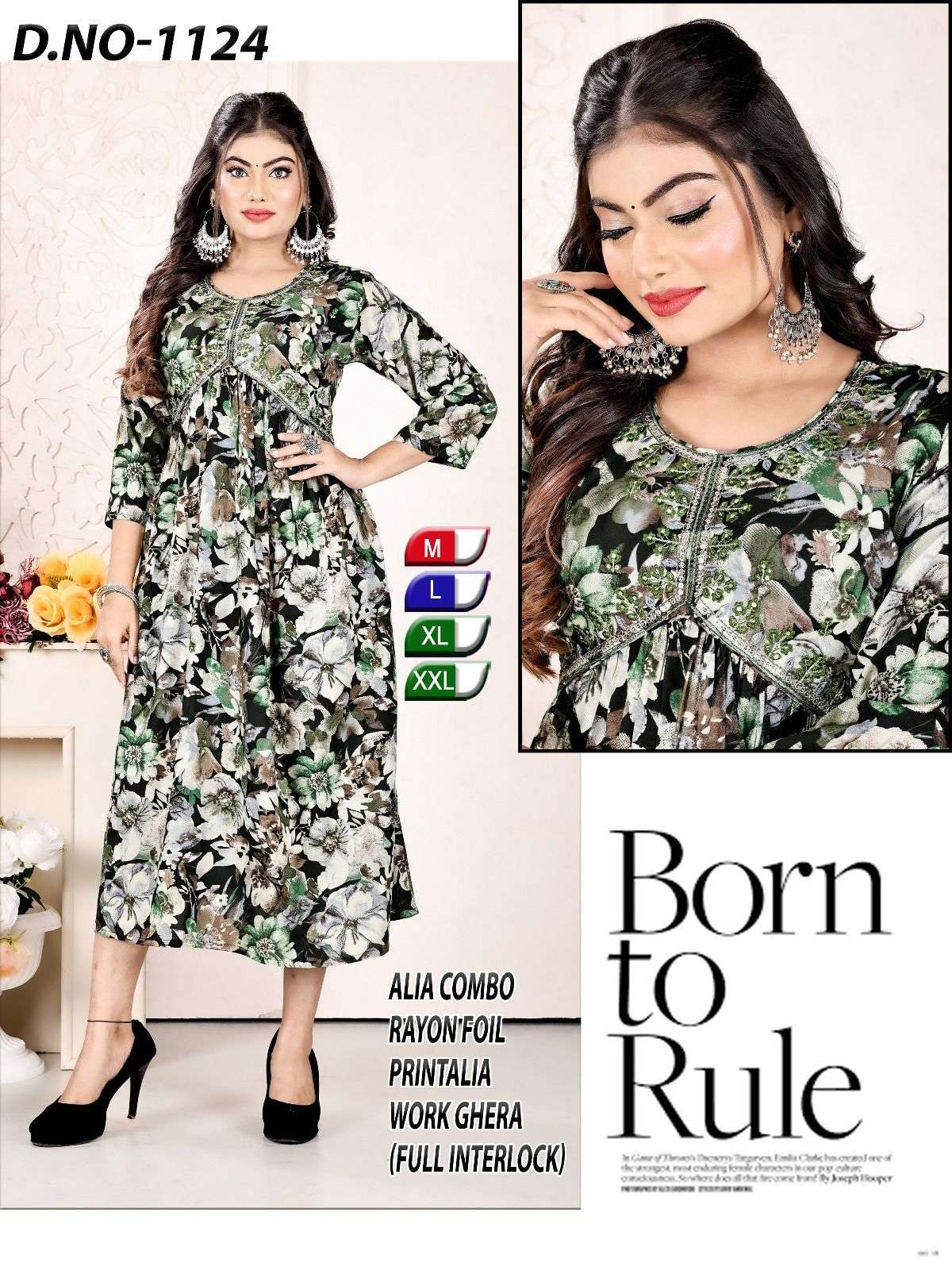 ALIA SERIES-1123.Z Kurti Wholesale catalog