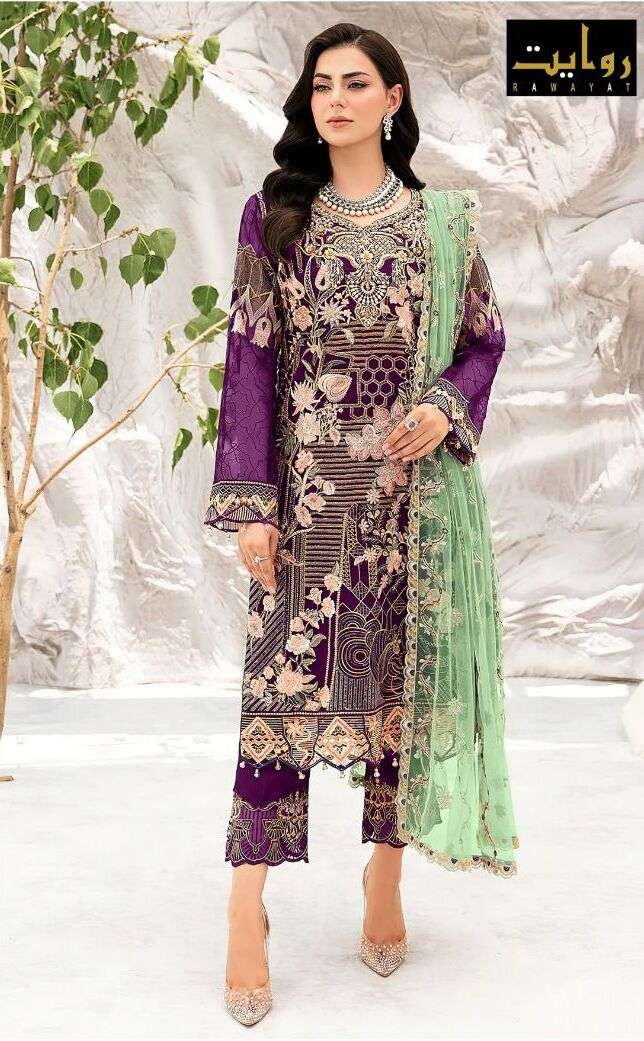 Charizma Vasal Embroidered Chiffon Collection 23 | VSL-02 (SS-4869) -  Pakistani Suit - Buy Online