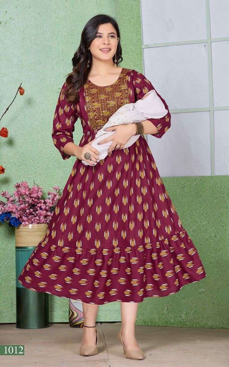 Suvesh Meera Kurti with Pant Wholesale Catalog 5 Pcs - Suratfabric.com