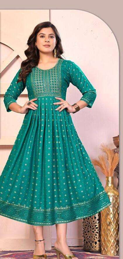 Jlf Gold & Glossy Kurti Wholesale catalog