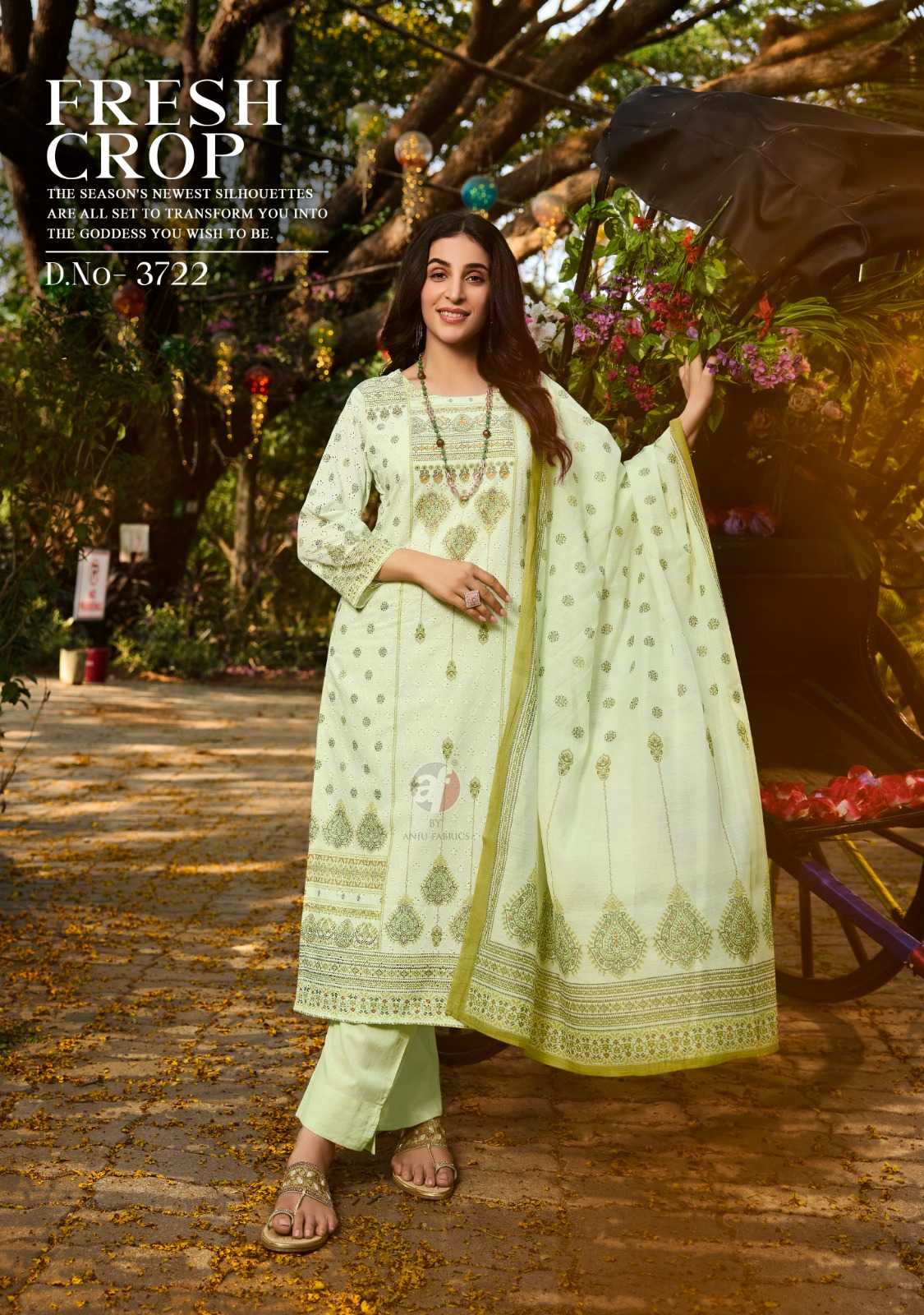 Anju Fabrics Flairs vol -3 Kurti Wholesale catalog