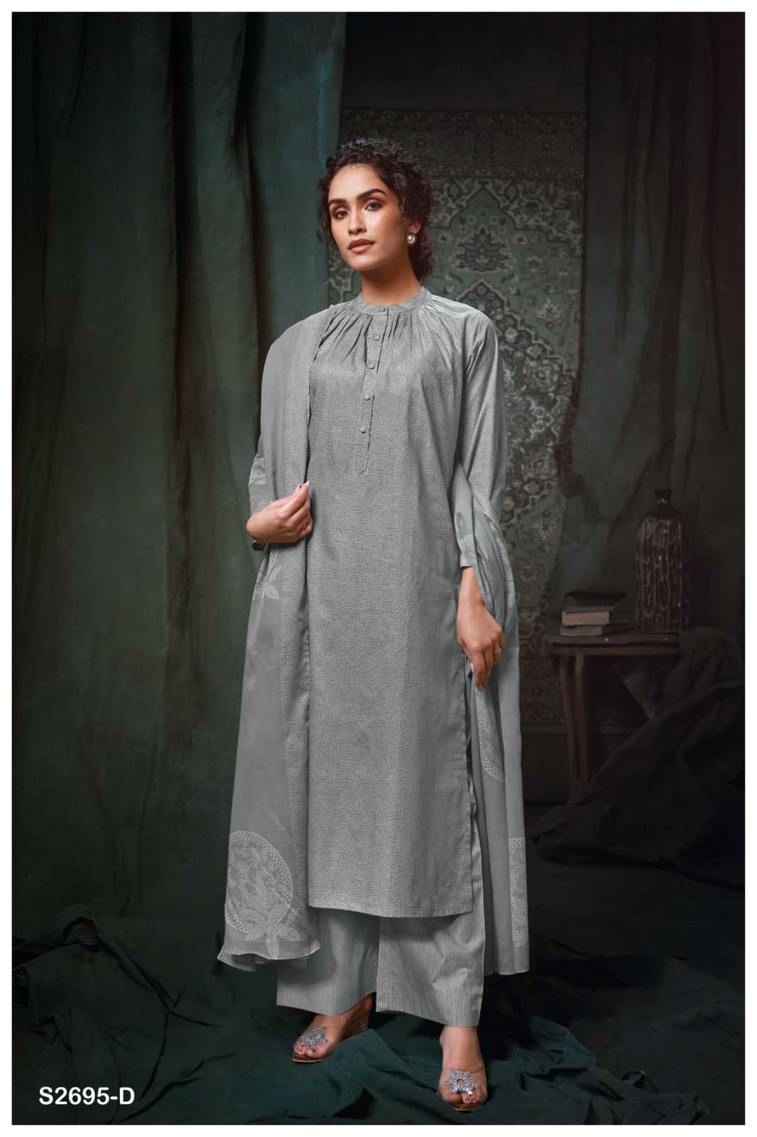 Ganga AMYRA 2695 Dress Materials Wholesale catalog