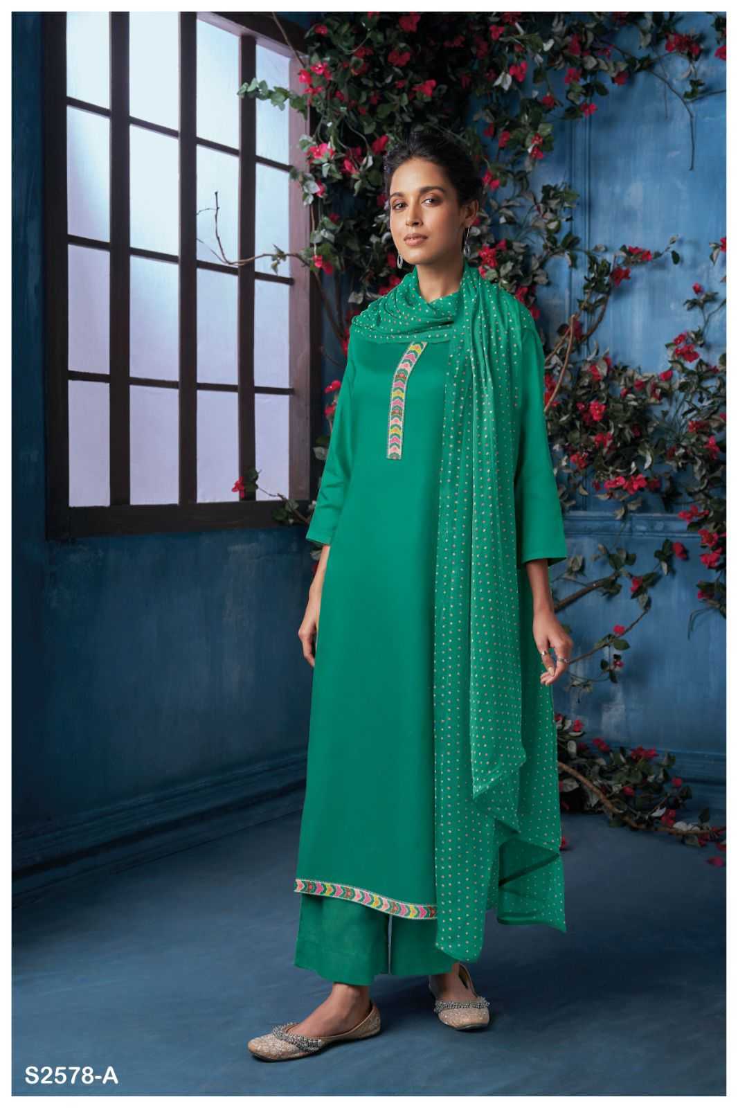 Ganga SAYALI 2578 Dress Materials Wholesale catalog