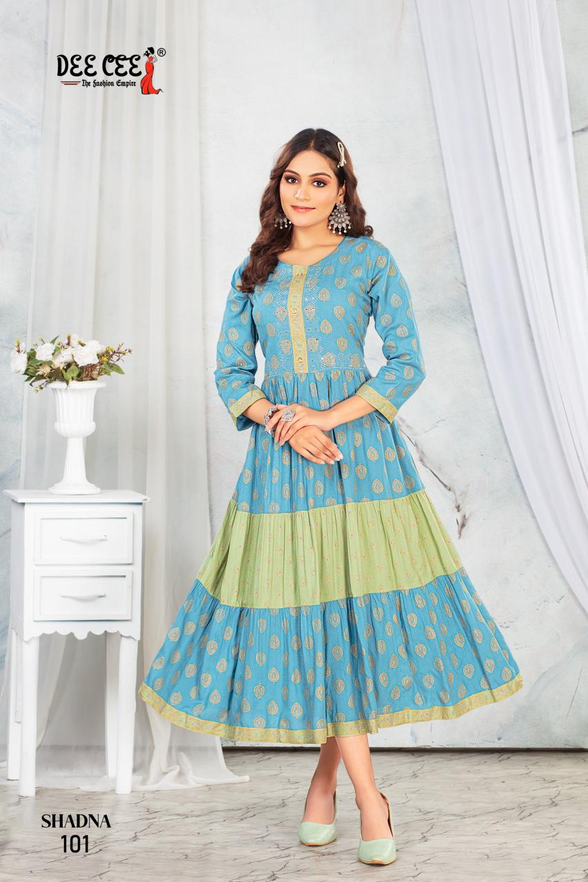 Deecee Shadna Layered Kurti to buy online india
