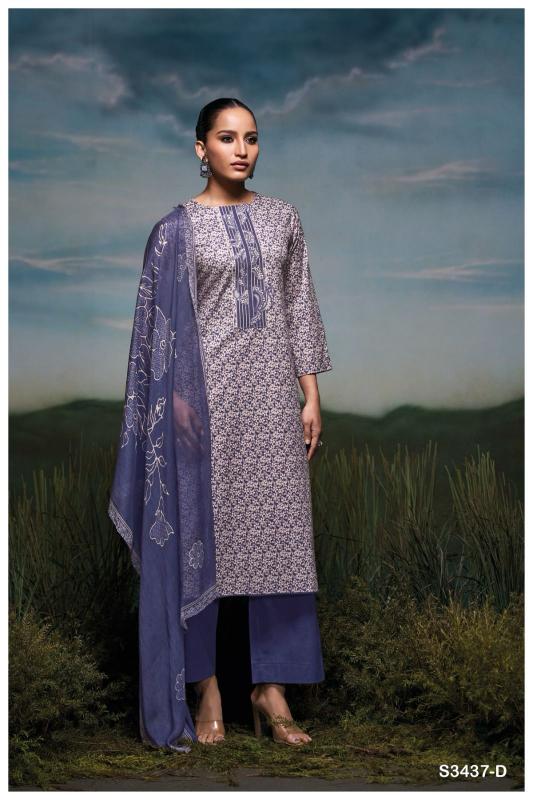 Ganga Jackie 3437 catalog indian salwar kameez wholesale uk