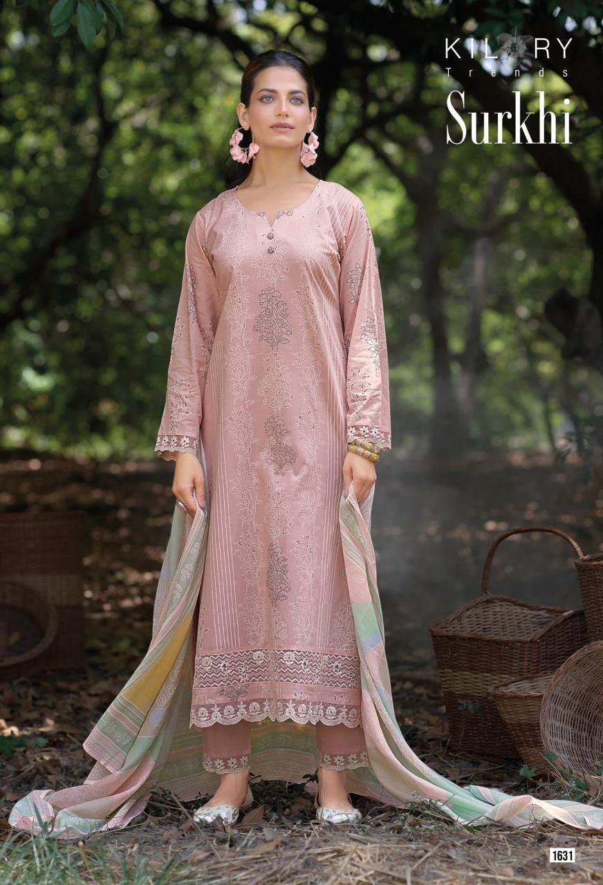 Kilory Surkhi catalog wholesale dealers in salwar kameez surat
