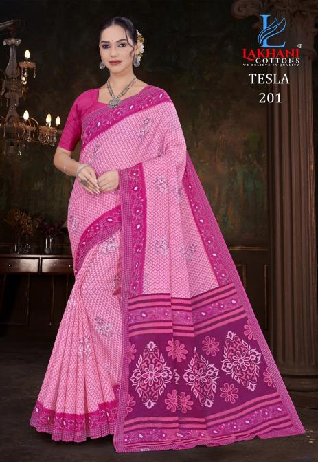 Lakhani Tesla Vol-2 – Cotton Saree - Wholesale Catalog