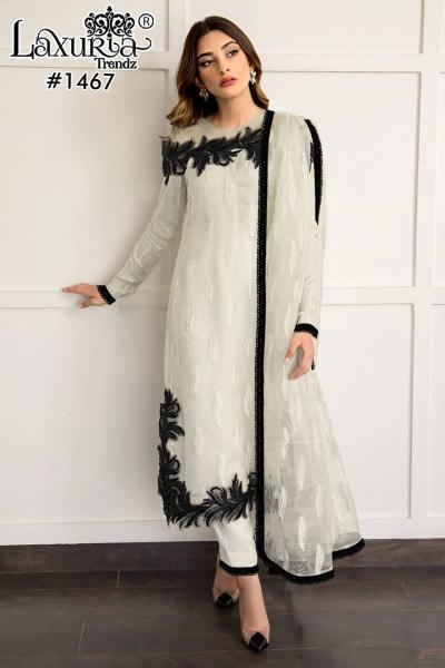 Laxuria Trendz 1467 catalog pakistani suits single piece